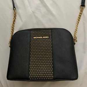 Michael Kors Cindy Stud Large Dome Crossbody